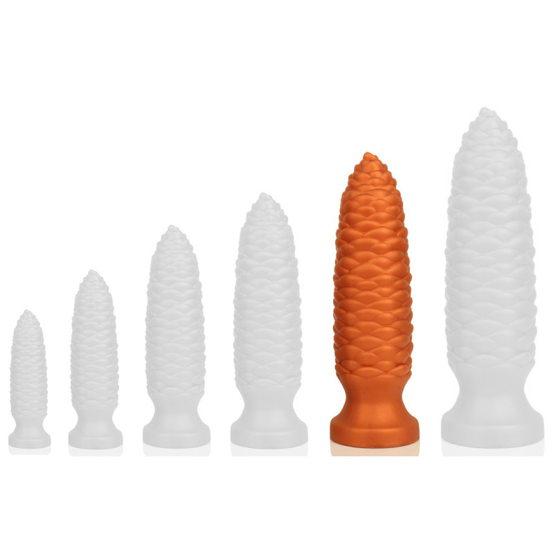 TheAssGasm Plug Long Pine XL 25 x 7 cm Orange